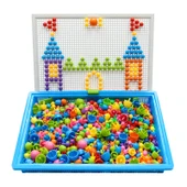 Mantar Çivi Sanatı Puzzle Seti - 832 Çivi - 6