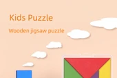 Manyetik Tangram Çocuk Puzzle - Oyun Kitapçıklı (96 Soru) - 6