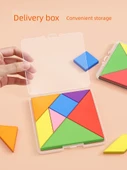 Manyetik Tangram Çocuk Puzzle - Oyun Kitapçıklı (96 Soru) - 4