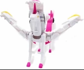 Çocuk Oyuncak Araba Kanatlı Dönüşen Robot - Mavi Renkli Kutu - 9