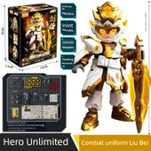 Üç Krallık Combat Suit-Liu Bei Hero Mecha Savaş Seti Yapı Oyuncakları - 1