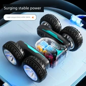 Kelebek Stunt Araba - Mavi - 2.4G Uzaktan Kumandalı - 4