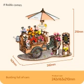 3D Ahşap Puzzle Kiraz Çiçeği Turu - TGS03 Çiçek Dolu - 1
