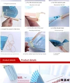 Lastik Bantlı Luban Uçan Kuş Planör Oyuncak - Büyük Boy Rastgele Renk (Model 4) - 9