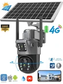 Blic Solar BLM-64 4G Güneş Enerjili Dual Lens 360° Görüş Akıllı Güvenlik Kamerası - Uzaktan İzleme + 128GB Hafıza Kartı thumbnail 1