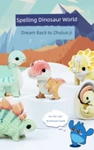 3D Dinozor Yapboz Oyuncak Kart Modeli - Jurassic Dinozor - 9