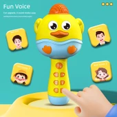 Çocuk Karaoke Mikrofonu - Kablosuz Bluetooth - Gelişmiş Mor Ördek - 3