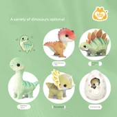 3D Dinozor Yapboz Oyuncak Kart Modeli - Dinozor Yumurtaları - 4