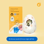 3D Dinozor Yapboz Oyuncak Kart Modeli - Dinozor Yumurtaları - 1