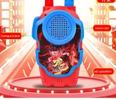 Çocuk Telsiz Telefon - 500m Kuromi Çift Şarj Seti - 12