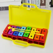 Orff Müzik Aleti - Büyük Siyah Beyaz 25 Tonlu Alüminyum Plaka thumbnail 6