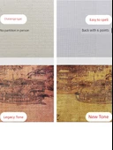 Qingming Shanghe Haritası Puzzle - Bianjing Şehir Merkezi - 950 Parça thumbnail 6