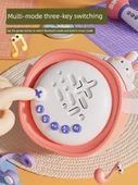 Kulaklık [Mavi Penguen Hoparlör] Bluetooth Bağlantılı Çocuk Karaoke Mikrofonu - 3