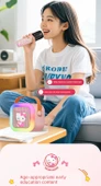 Çocuk Karaoke Mikrofonu - Big Ear Dog Mavi - Çift Mikrofonlu - Bluetooth Özellikli - 10