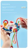 Yengeç Lala Bebek Oyuncak Puzzle - Parmak Eğlenceli Basma Kavrama - Yengeç Lala Le - 10