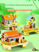 3D Puzzle Tam Set - 6 Model + 50 Parça - 2