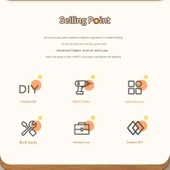 Çocuklar için Eğitici Kendin Yap Montaj Alet Seti - 158 Parça Elektrikli Tornavida Seti (Saklama Kutusu + Şarjlı Matkap) thumbnail 10