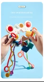 Yengeç Lala Bebek Oyuncak Puzzle - Parmak Eğlenceli Basma Kavrama - Yengeç Lala Le - 8