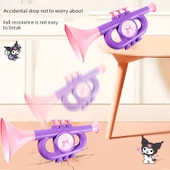Çocuk Müzik Aleti Oyuncak Korna Klarnet Seti - Erken Eğitim İki Parçalı Set Kulomi Büyük Korna + 8 Delikli Klarnet - 6