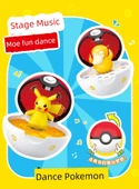 Pokemon Müzik Kutusu Poke Topu Pikachu 3 Tonlu Dans Eden Oyuncak Bebek - 7