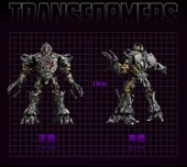 Transformers Megatron Yapı Oyuncak - Film 1 - Işıklı, Tabanlı ve Silahlı - 10