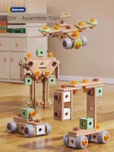 Çocuklar İçin Eğitici Puzzle - Küçük Elektrikli Tornavidalı - 3