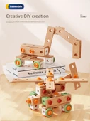 Çocuklar İçin Eğitici Puzzle - Küçük Elektrikli Tornavidalı - 4