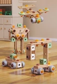Çocuklar İçin Eğitici Puzzle - Küçük Elektrikli Tornavidalı - 9