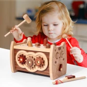 Ahşap Çekiçleme Oyunu - Küçük Şehir Keşif Parkuru thumbnail 5