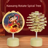 Nezha 2 Sihirli Çocuk Fibonacci Spiral Ağaç - Sarı Facebook - 2