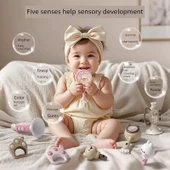 Lüks Bebek Hediye Seti - 6 Parça Sevimli Tavşan thumbnail 6