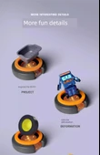 Çocuk Çarpışma Dönüşen Mikser Kamyon Robot Oyuncak - Yeşil - 9