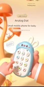 Müzikli Oyuncak Telefon - Mavi - 10