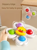 Bebek Zeka Gelişim Oyuncağı - 360 Derece Teleskopik Zürafa (2 Adet) + Manhattan Topu + Vantuzlu Dönen Müzik (3 Adet) - 6