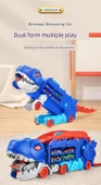 Dönüşen Dinozor Oyuncak Araba Seti - 12 Alaşım Araba - 9