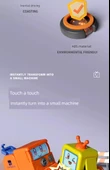 Çocuk Çarpışma Dönüşen Araba Robot Oyuncak - Dörtlü Set - 10