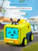 Çocuk Çarpışma Dönüşen Ekskavatör ve Kepçe Robot Oyuncak - 2'li Paket - 4