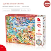 Göz Testi 204 - Gulliver'in Seyahatleri Puzzle - 1