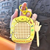 Manyetik Çelik Bilye Labirent Anahtarlık - Pudding Dog - 1