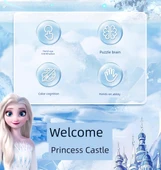 Elsa Temalı Manyetik Giydirme Kitabı - Prenses, Deniz Kızı ve Wednesday Elbise Seti - 9