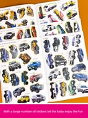 Çocuklar için Araba Temalı Sticker Kitabı - Küçük Hayran Stickerları 8 Cilt - 4