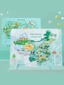 Manyetik Ahşap Çin Haritası Puzzle - Ekstra Büyük Boy - 3