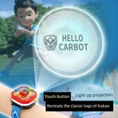 Dönüşen Araba Robot Saat Oyuncak - Saat + Fire King Riders thumbnail 9