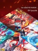 Manyetik Yapboz Oyuncak - 50 Büyük Parça 5x5 Büyük Boy (2'li Paket) - 4