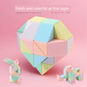 Magic Ruler Rubik Küp Makaron Renkli 72 Parça thumbnail 2