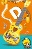 Çocuk Ukulele Gitar Oyuncak - Sarı Ördek Ukulele + Sarı Ördek Teleskop - 8