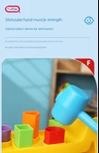 Montessori Gökkuşağı Perküsyon Platformu Oyuncak - 11