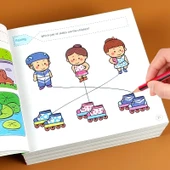 Etkileşimli Zeka Geliştirme Bulmaca Kitabı - 5-6 Yaş - 10
