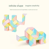 Magic Ruler Rubik Küp Makaron Renkli 72 Parça thumbnail 5