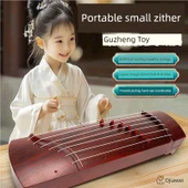 Çocuklar için Guzheng Başlangıç Seti - Küçük Boy - Kızıl Kahverengi - 2